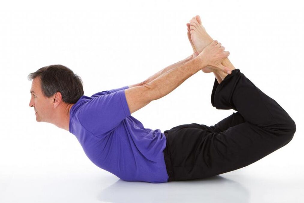 Asana από γιόγκα με προστατίτιδα